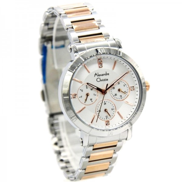 Alexandre Christie AC 2646 SIlver Rosegold White BFBTRSL